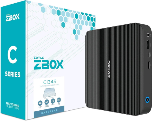 Zotac ZBOX Edge CI343 e' un PC con processore Intel N100 e scheda video integrata. <b>Versione Barebone</b>